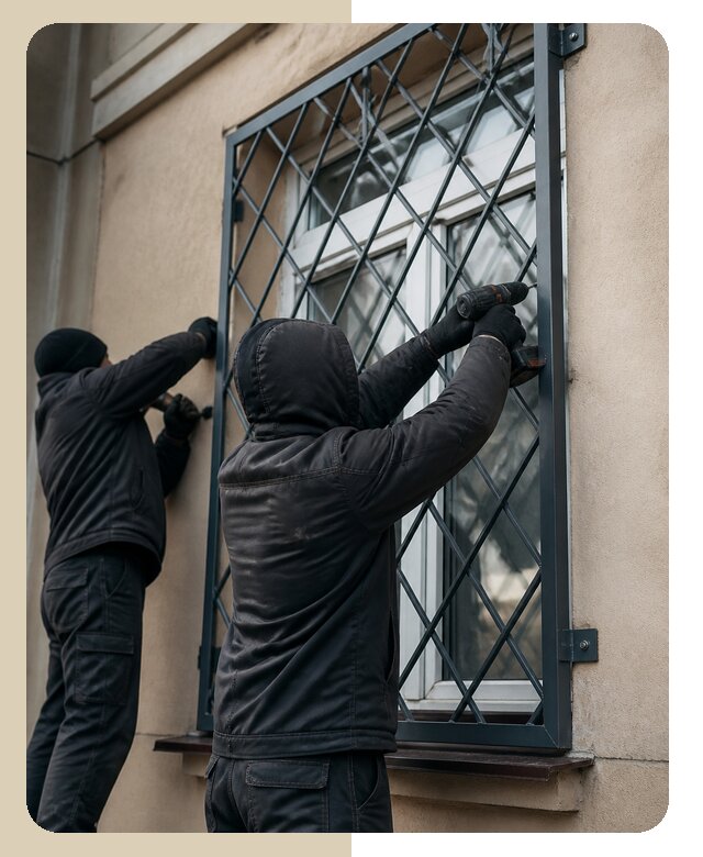 Установка антивандальных решеток на окна в Снежинске